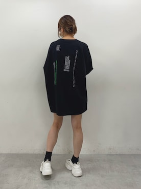 「NUN（エヌユーエヌ）のアイテム」を使った、南侑希さん（レディース・160cm）の春コーディネート