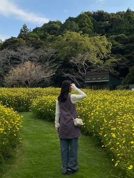 「アイテム（チュニック）」を使った、omuraisu🥚さん（レディース・156cm）の冬コーディネート