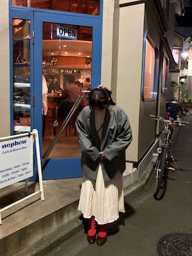 「MUHET（ミュエータ）のアイテム」を使った、omuraisu🥚さん（レディース・156cm）の冬コーディネート