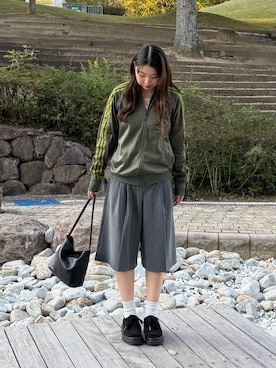 「minia（ミニア）のアイテム」を使った、nayuさん（レディース・157cm）の秋コーディネート