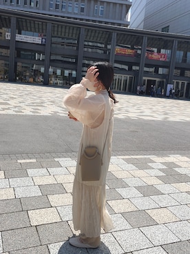 「ごきげんウィーク」｜「アイテム（バレエシューズ）」を使った、kikiさん（レディース・155cm）の春コーディネート