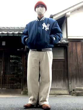 「PADRONE（パドローネ）のアイテム（ブーツ）」を使った、inuzaruさん（メンズ・168cm）の冬コーディネート