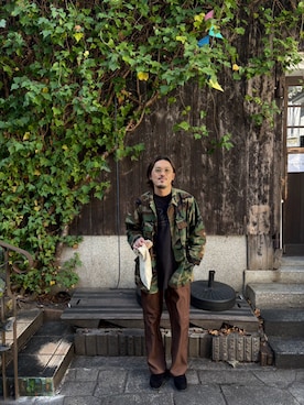 「COOTIE PRODUCTIONS（クーティープロダクションズ）のアイテム」を使った、kao.83さん（メンズ・171cm）の春コーディネート