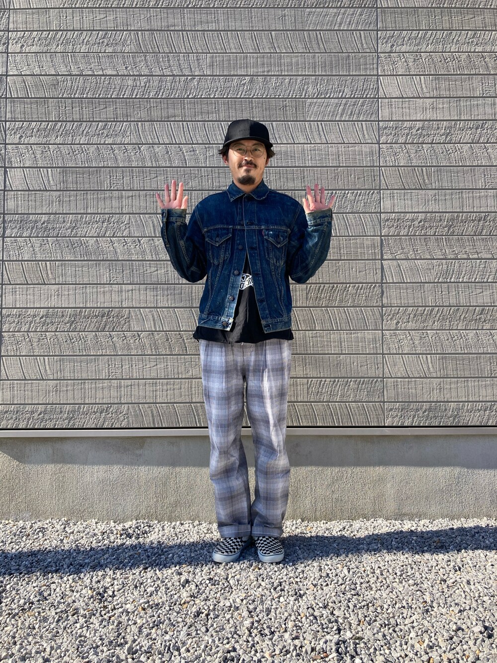 パンツ COOTIE Ombre Check 2 Tuck Easy Pants COOTIE / Ombre Check 2 Tuck Easy Pants -Gray-