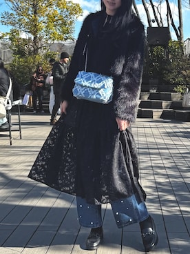 「Futier land（フューティアランド）のアイテム」を使った、　ゆいぐらむさん（骨格ストレート・レディース・170cm）の冬コーディネート