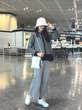 「Futier land（フューティアランド）のアイテム」を使った、　ゆいぐらむさん（骨格ストレート・レディース・170cm）の冬コーディネート