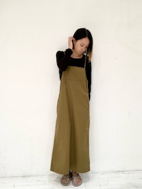 「アイテム（ワンピース/ドレス）」を使った、ハルさん（レディース・163cm・30代）の秋コーディネート