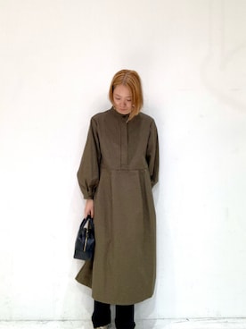 「アイテム（ワンピース/ドレス）」を使った、ハルさん（レディース・163cm・30代）の秋コーディネート