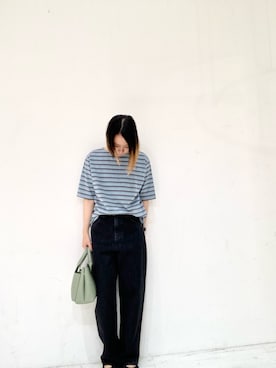 「Lee（リー）のアイテム」を使った、ハルさん（レディース・163cm）の夏コーディネート