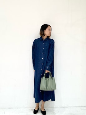 「アイテム（ワンピース/ドレス）」を使った、ハルさん（レディース・163cm・30代）の夏コーディネート
