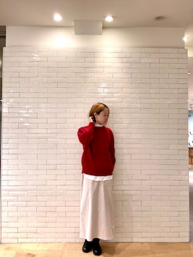 「アイテム（シャツ/ブラウス）」を使った、ハルさん（レディース・163cm）の秋コーディネート