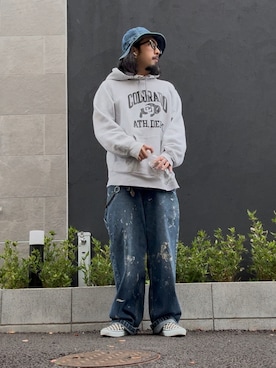「リバースウィーブ」｜tomozoさん（メンズ・170cm）の春コーディネート