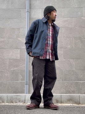 「FIVE BROTHER（ファイブブラザー）のアイテム」を使った、tomozoさん（メンズ・170cm）の冬コーディネート