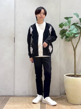 「きれいめ」｜おばさん（メンズ・166cm）の冬コーディネート