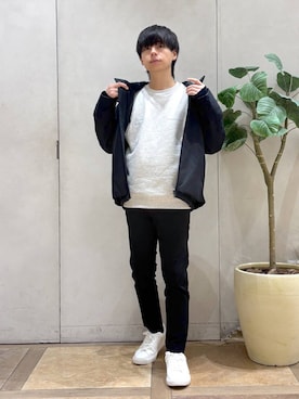 「テーパードパンツ」｜おばさん（メンズ・166cm）の秋コーディネート