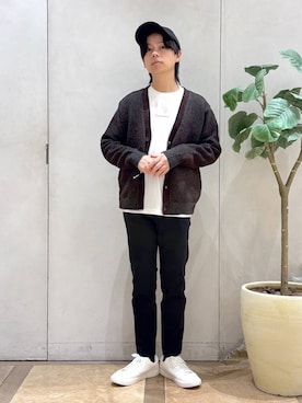 「GLOBAL WORK（グローバルワーク）のアイテム（スニーカー）」を使った、おばさん（メンズ・166cm）の秋コーディネート