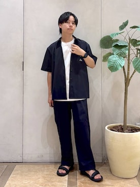 「GLOBAL WORK（グローバルワーク）のアイテム」を使った、おばさん（メンズ・166cm）の夏コーディネート