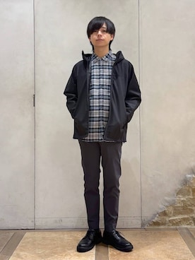 「アイテム（その他シューズ）」を使った、おばさん（メンズ・166cm）の秋コーディネート