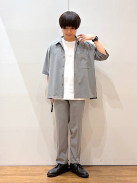 おばさん（メンズ・166cm）の春コーディネート