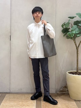 「アイテム（その他シューズ）」を使った、おばさん（メンズ・166cm）の秋コーディネート