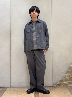 「GLOBAL WORK（グローバルワーク）のアイテム（ブルゾン）」を使った、おばさん（メンズ・166cm）の春コーディネート