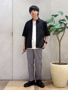 おばさん（メンズ・166cm）の春コーディネート