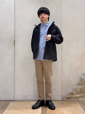 「GLOBAL WORK（グローバルワーク）のアイテム（ブルゾン）」を使った、おばさん（メンズ・166cm）の春コーディネート