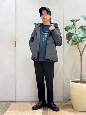 「撥水」｜おばさん（メンズ・166cm）の秋コーディネート