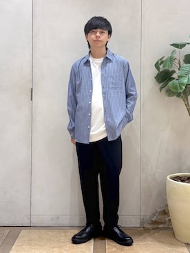 「アイテム（その他シューズ）」を使った、おばさん（メンズ・166cm）の秋コーディネート