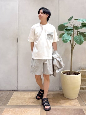 おばさん（メンズ・166cm）の夏コーディネート