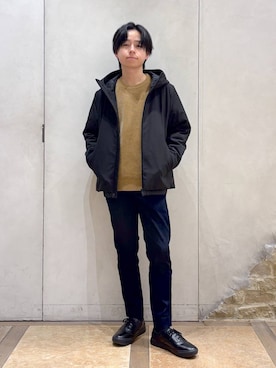 「GLOBAL WORK（グローバルワーク）のアイテム」を使った、おばさん（メンズ・166cm）の冬コーディネート