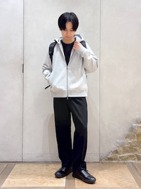 「GLOBAL WORK（グローバルワーク）のアイテム（トップス）」を使った、おばさん（メンズ・166cm）の冬コーディネート