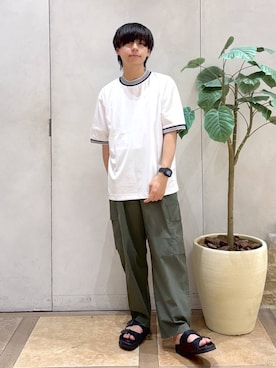 おばさん（メンズ・166cm）の夏コーディネート