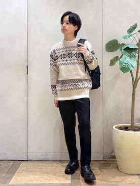 おばさん（メンズ・166cm）の秋コーディネート