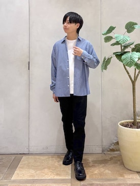 「アイテム（その他シューズ）」を使った、おばさん（メンズ・166cm）の秋コーディネート