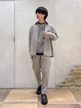 おばさん（メンズ・166cm）の春コーディネート