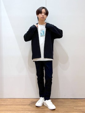 おばさん（メンズ・166cm）の春コーディネート