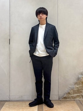 「GLOBAL WORK（グローバルワーク）のアイテム（ジャケット/アウター）」を使った、おばさん（メンズ・166cm）の秋コーディネート