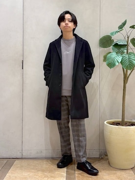 「GLOBAL WORK（グローバルワーク）のアイテム」を使った、おばさん（メンズ・166cm）の冬コーディネート