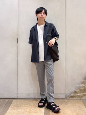 おばさん（メンズ・166cm）の夏コーディネート