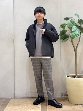 「アイテム（その他シューズ）」を使った、おばさん（メンズ・166cm）の秋コーディネート