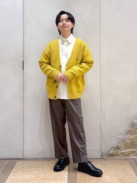 「アイテム（その他シューズ）」を使った、おばさん（メンズ・166cm）の秋コーディネート