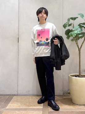 おばさん（メンズ・166cm）の秋コーディネート