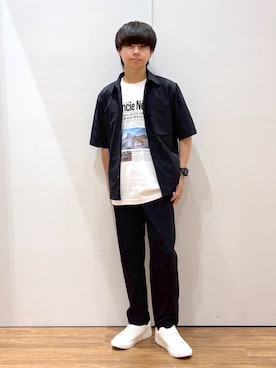 おばさん（メンズ・166cm）の秋コーディネート