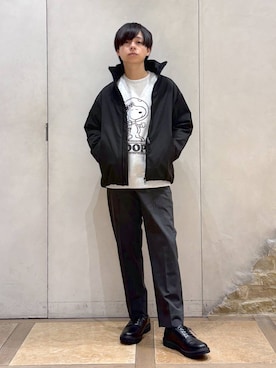 「アイテム（その他シューズ）」を使った、おばさん（メンズ・166cm）の秋コーディネート