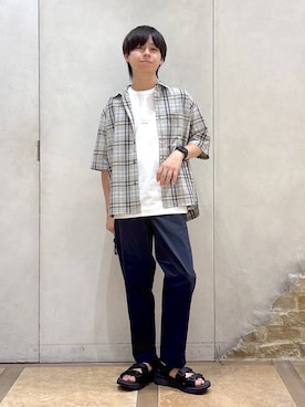 おばさん(メンズ・166cm)の夏コーディネート