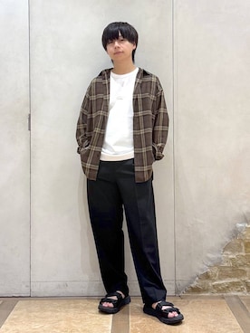 おばさん(メンズ・166cm)の夏コーディネート