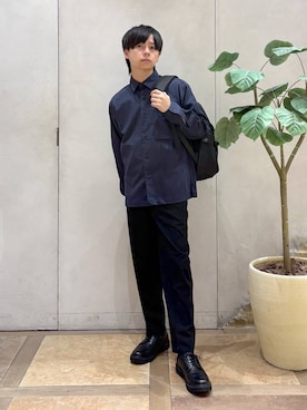 「アイテム（その他シューズ）」を使った、おばさん（メンズ・166cm）の秋コーディネート