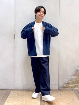 おばさん（メンズ・166cm）の春コーディネート