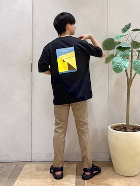 「GLOBAL WORK（グローバルワーク）のアイテム」を使った、おばさん（メンズ・166cm）の夏コーディネート